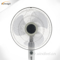 Ventilateur de stand sur commande de piédestal en plastique